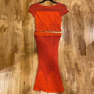 NEW Bebe Crotchet 2 Piece Dress